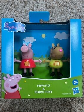 Hasbro Peppa Pig & Pedro Pony Figures - Pink, Red, Brown, Green